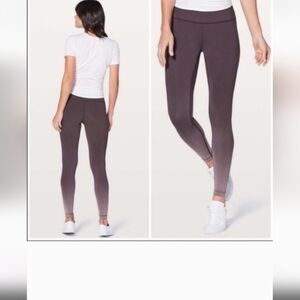 Lululemon Wunder Under Hi-Rise Tight Ombre Boysenberry